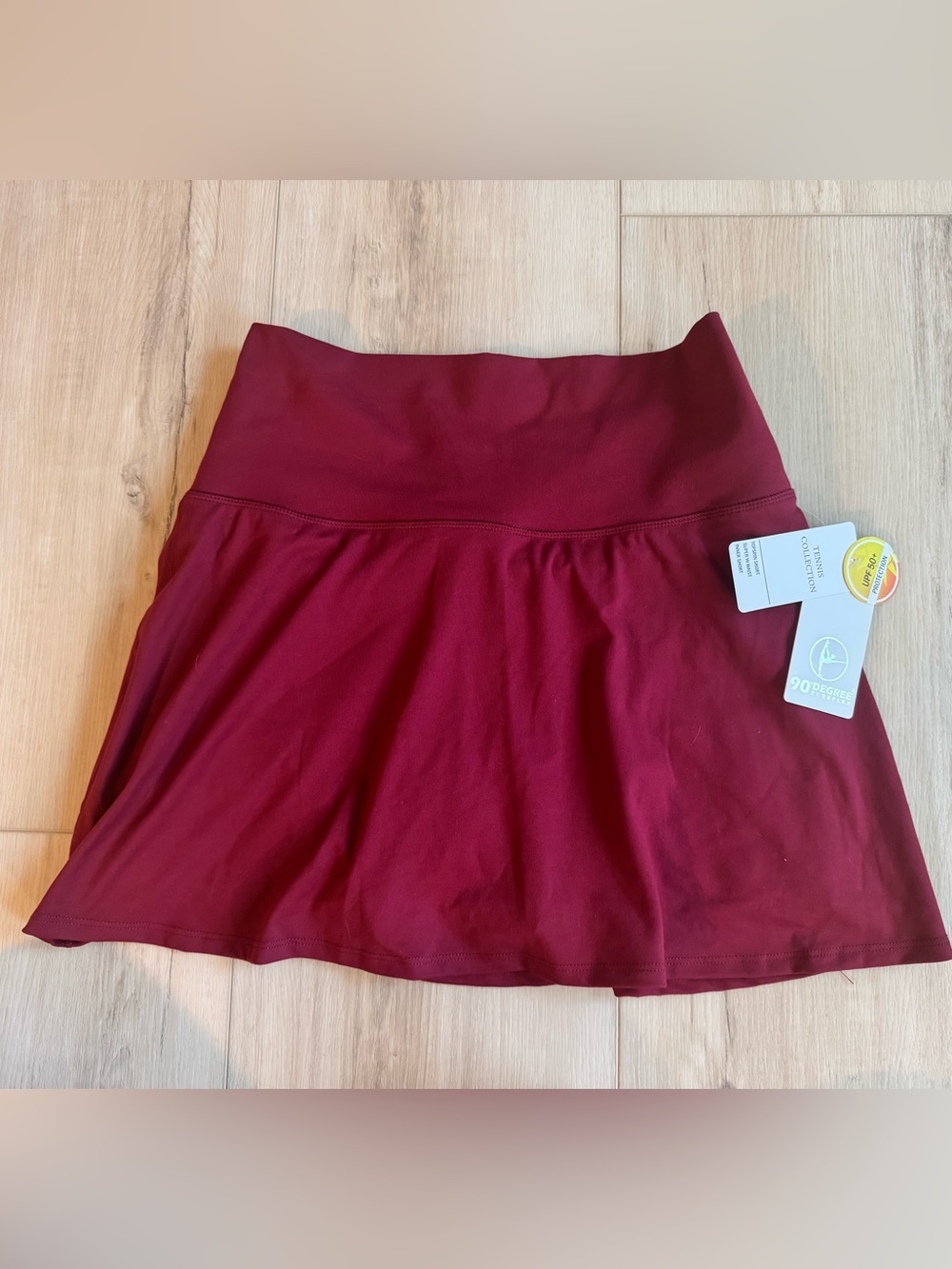 90 Degree By Reflex Tennis Collection. Topspin Skort. Super Hi Waist.